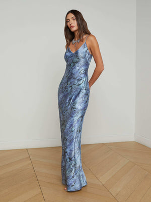 Serita Silk Gown dress L'AGENCE Sale