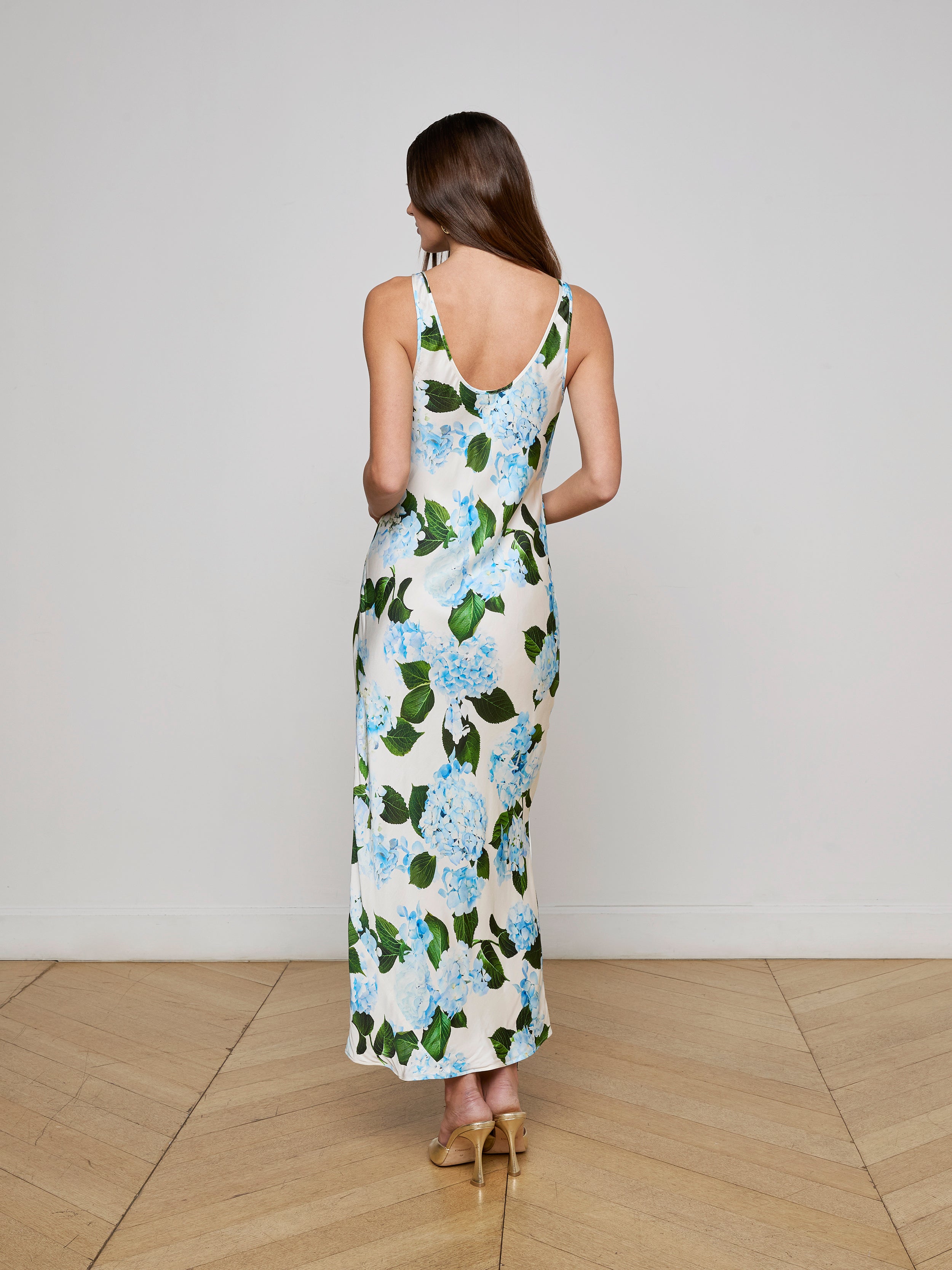 Akiya Satin Maxi Dress
