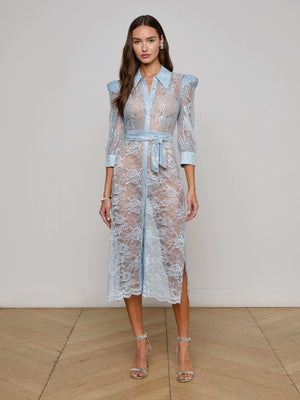 Kaiya Sequined Lace Dress dress L'AGENCE