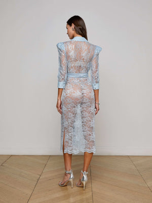Kaiya Sequined Lace Dress dress L'AGENCE