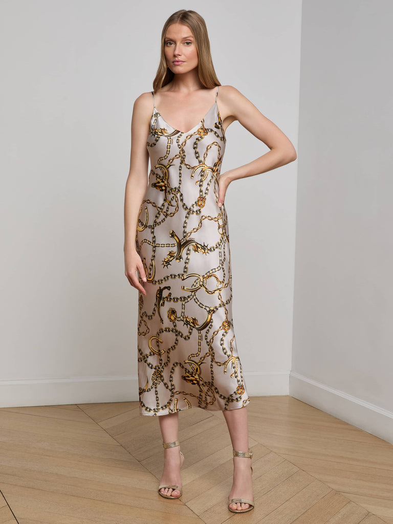 Seridie Silk Slip Dress