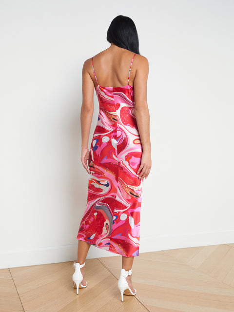 Seridie Silk Slip Dress dress L'AGENCE Sale   
