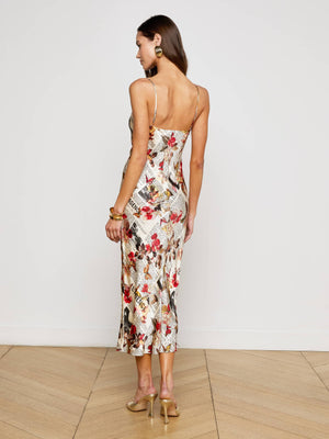 Seridie Silk Slip Dress