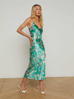 Seridie Silk Slip Dress