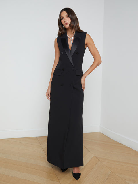 Calliope Blazer Gown dress L'AGENCE   