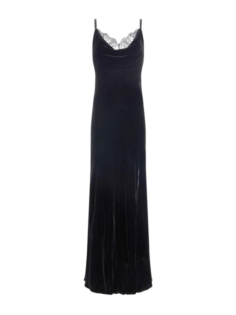 Venice Velvet Gown dress L'AGENCE   