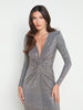 Rosetta Sequin Twist-Front Dress dress L'AGENCE   