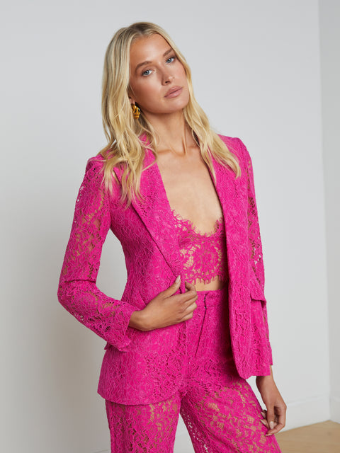 Chamberlain Lace Blazer blazer L'AGENCE   