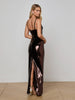Abito maxi con paillettes karma