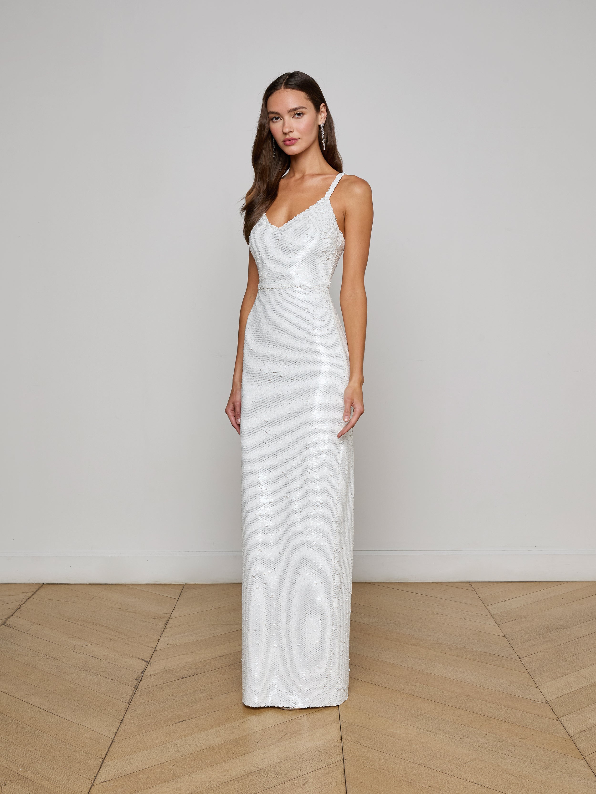 Karma Sequin Maxi Dress dress L'AGENCE