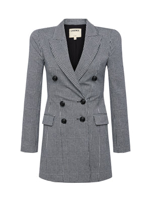 Tora Plaid Blazer Dress dress L'AGENCE Sale