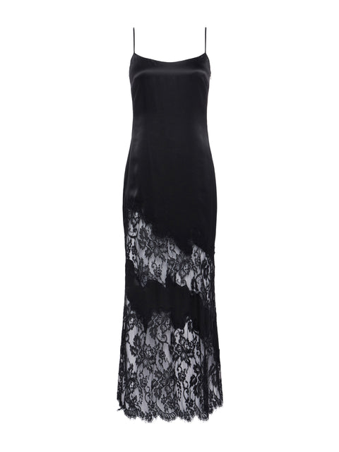 Silvana Silk Lace Gown dress L'AGENCE   