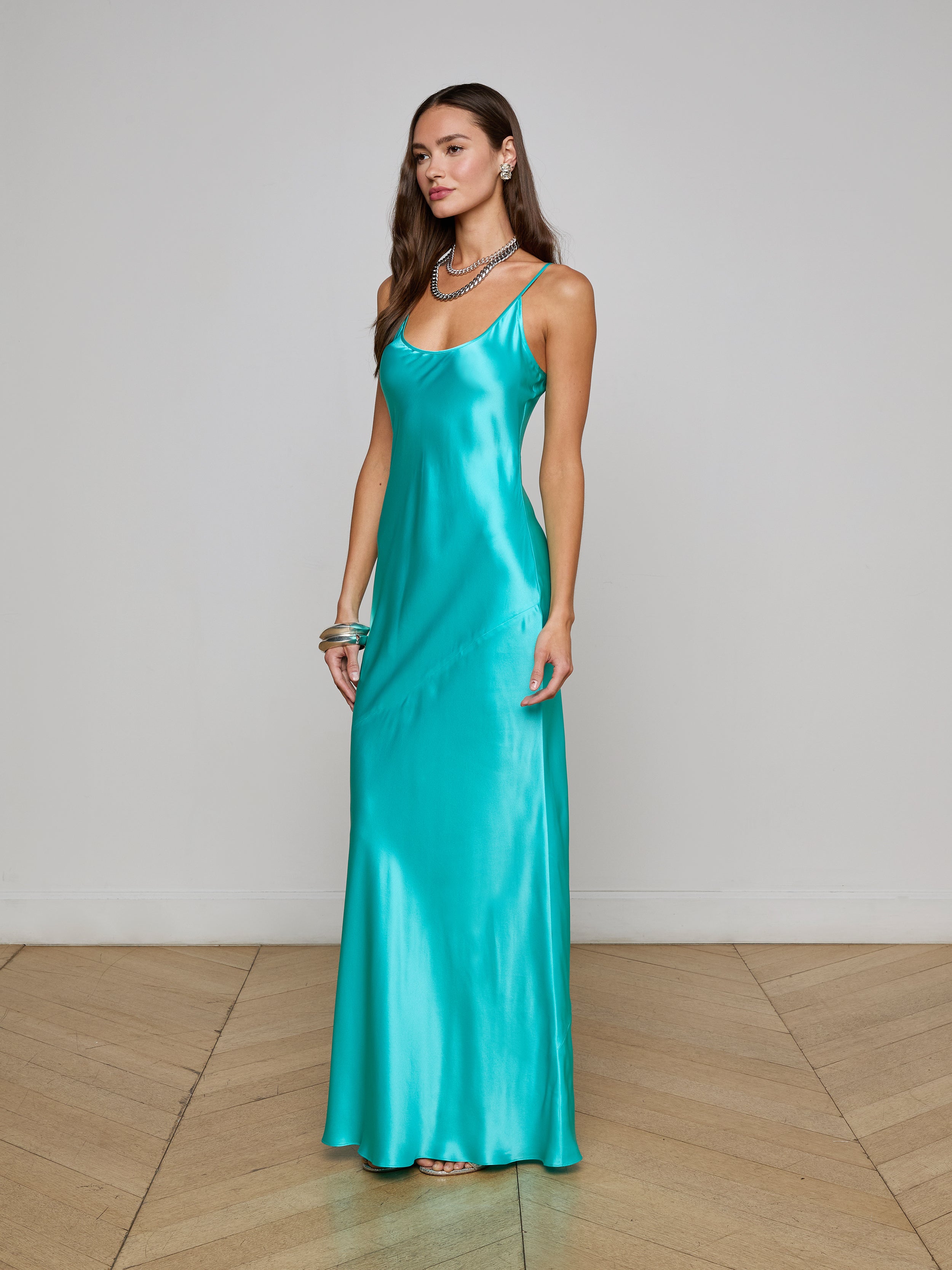 Charmaine Silk Gown