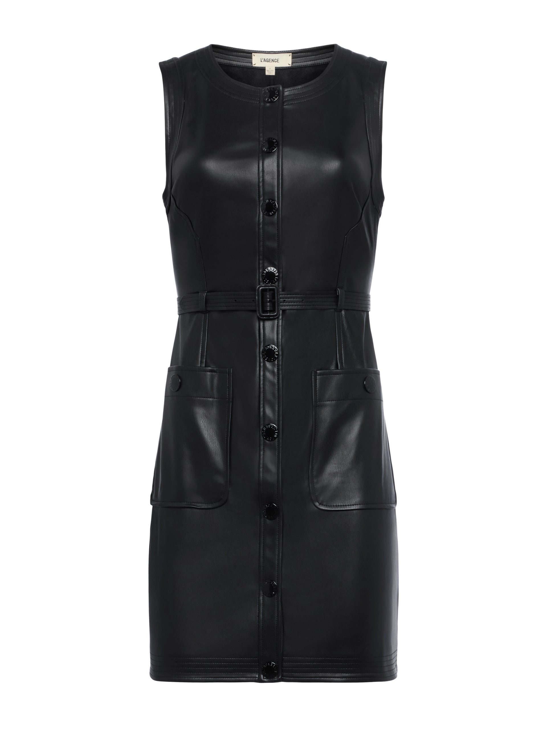 Ronin Vegan Leather Dress dress L'AGENCE