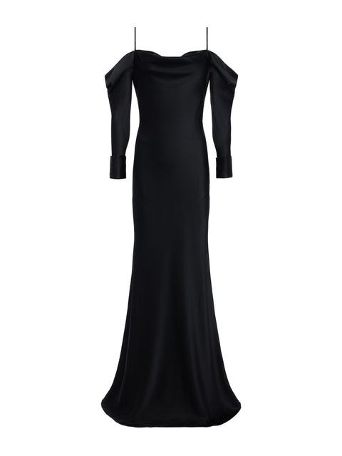 Melly Silk Gown dress L'AGENCE