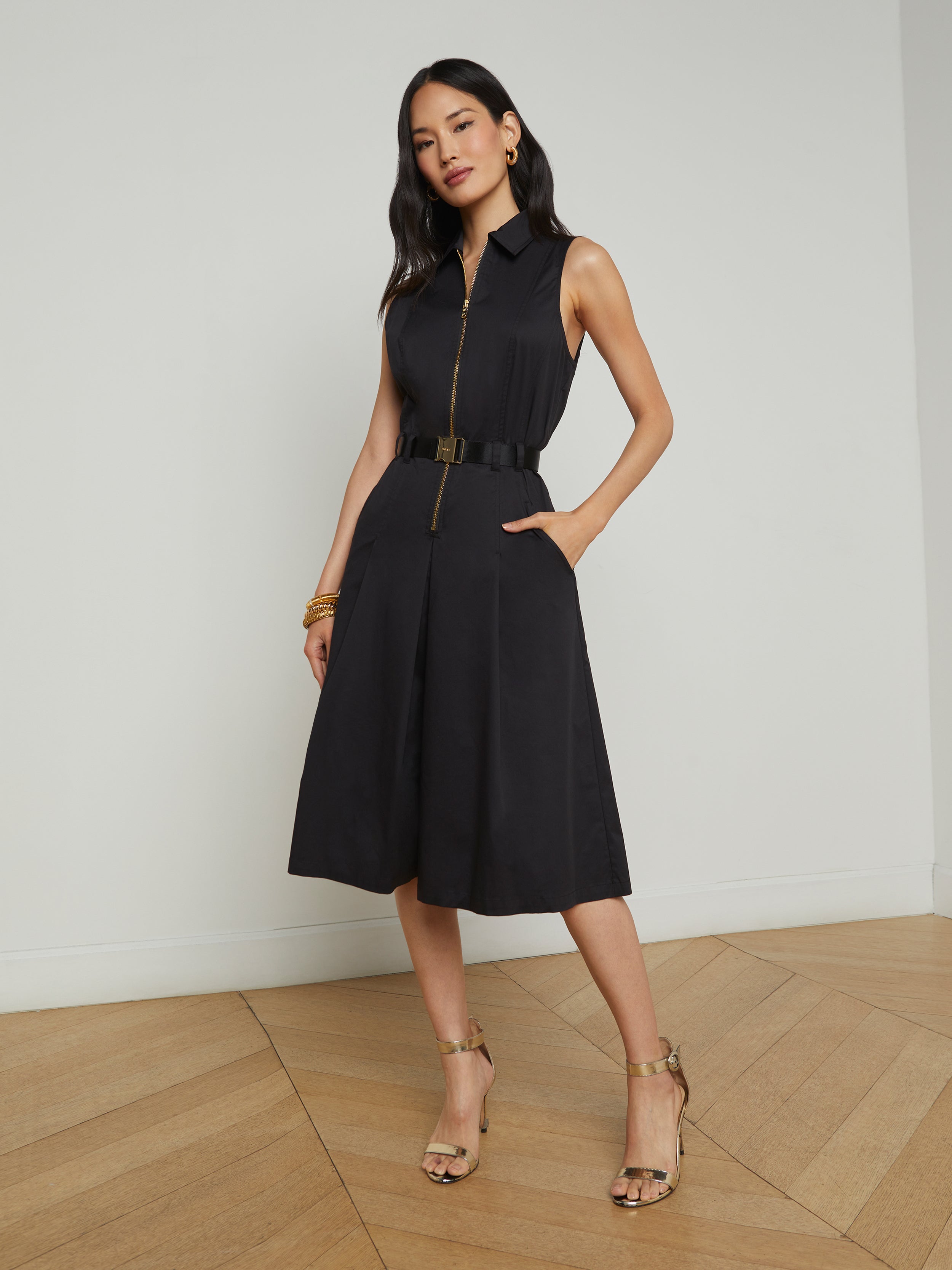 Kylo Poplin Shirt Dress dress L'AGENCE