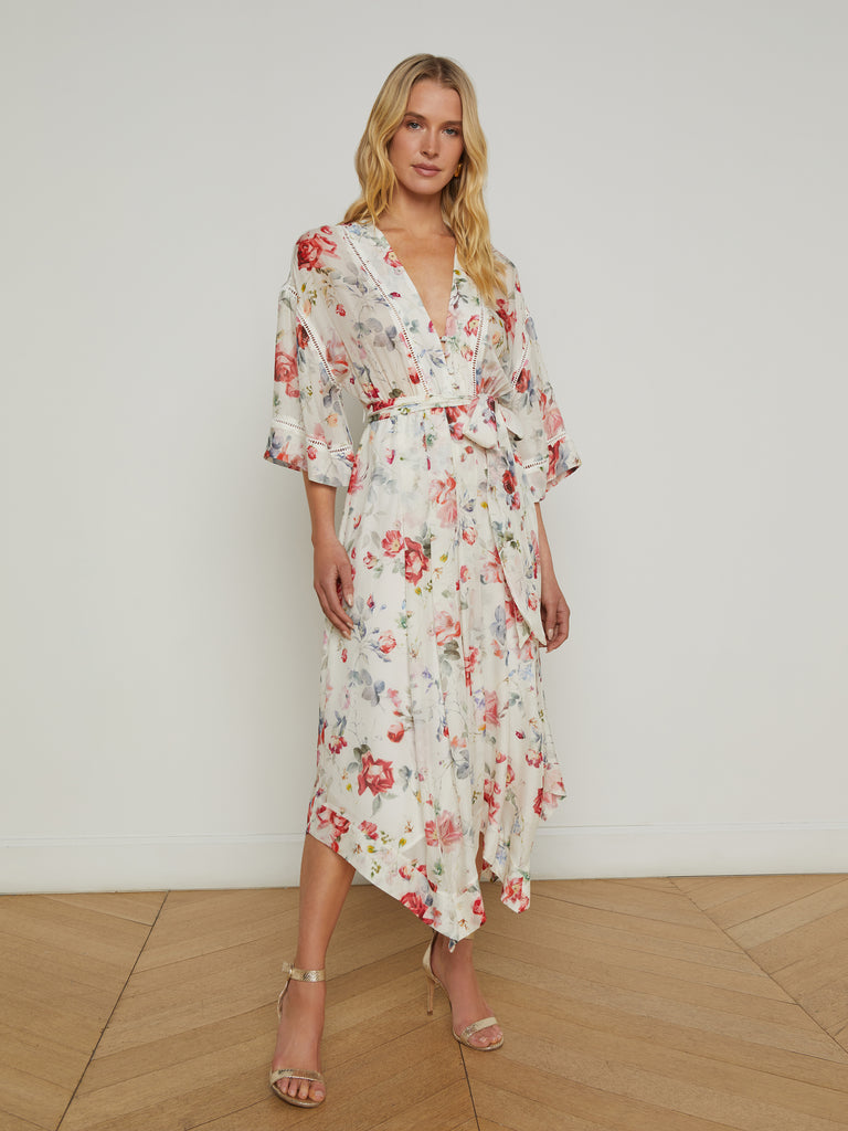 Miki Silk Dress dress L'AGENCE