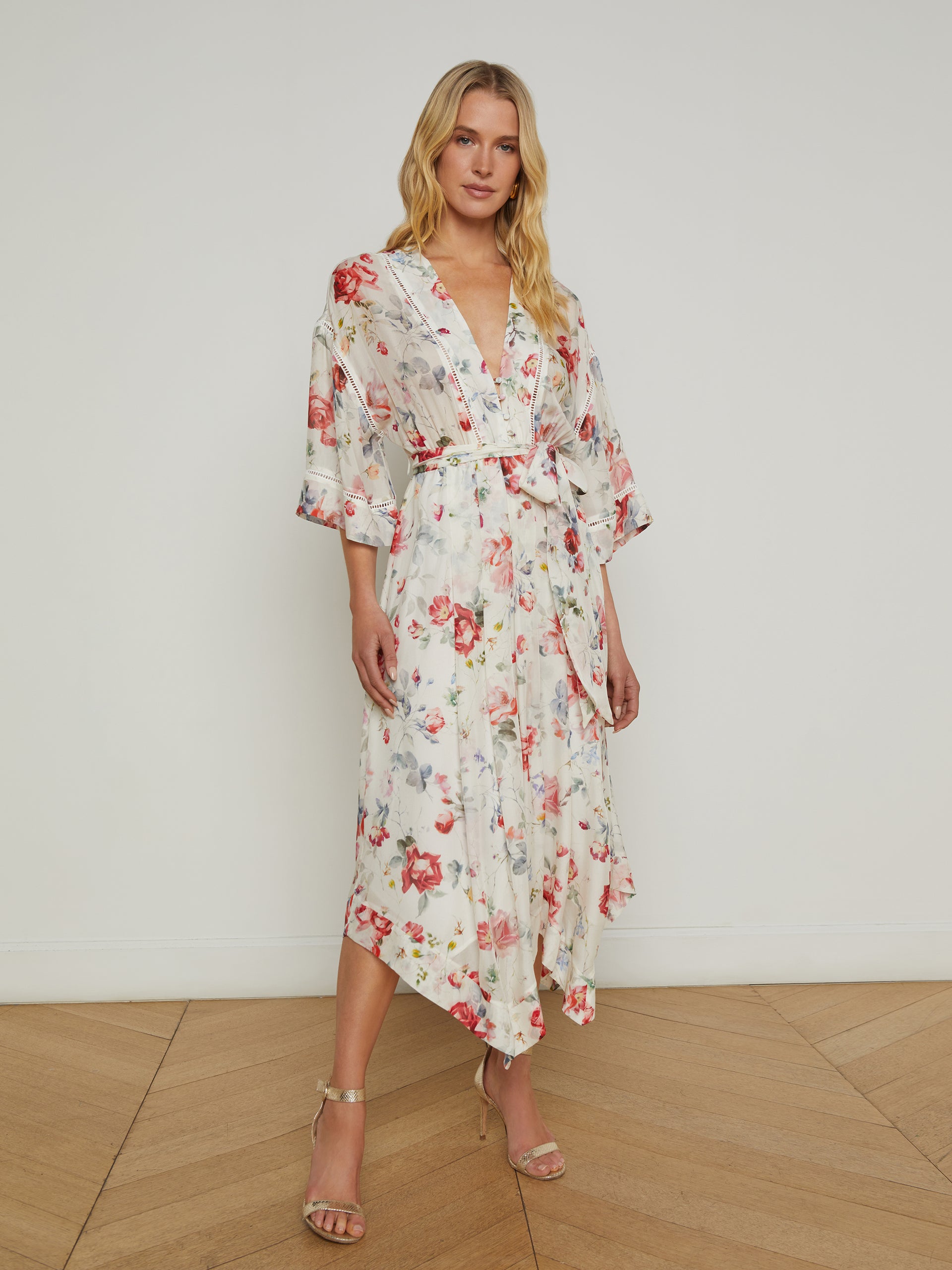 Miki Silk Dress dress L'AGENCE