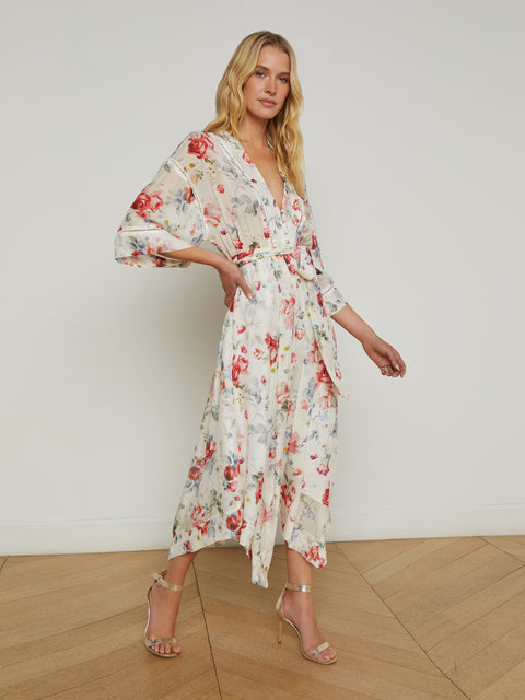 Miki Silk Dress dress L'AGENCE