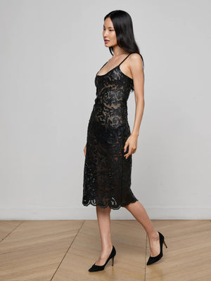 Robe en cuir végétalien Kazuko