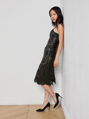 Robe en cuir végétalien Kazuko