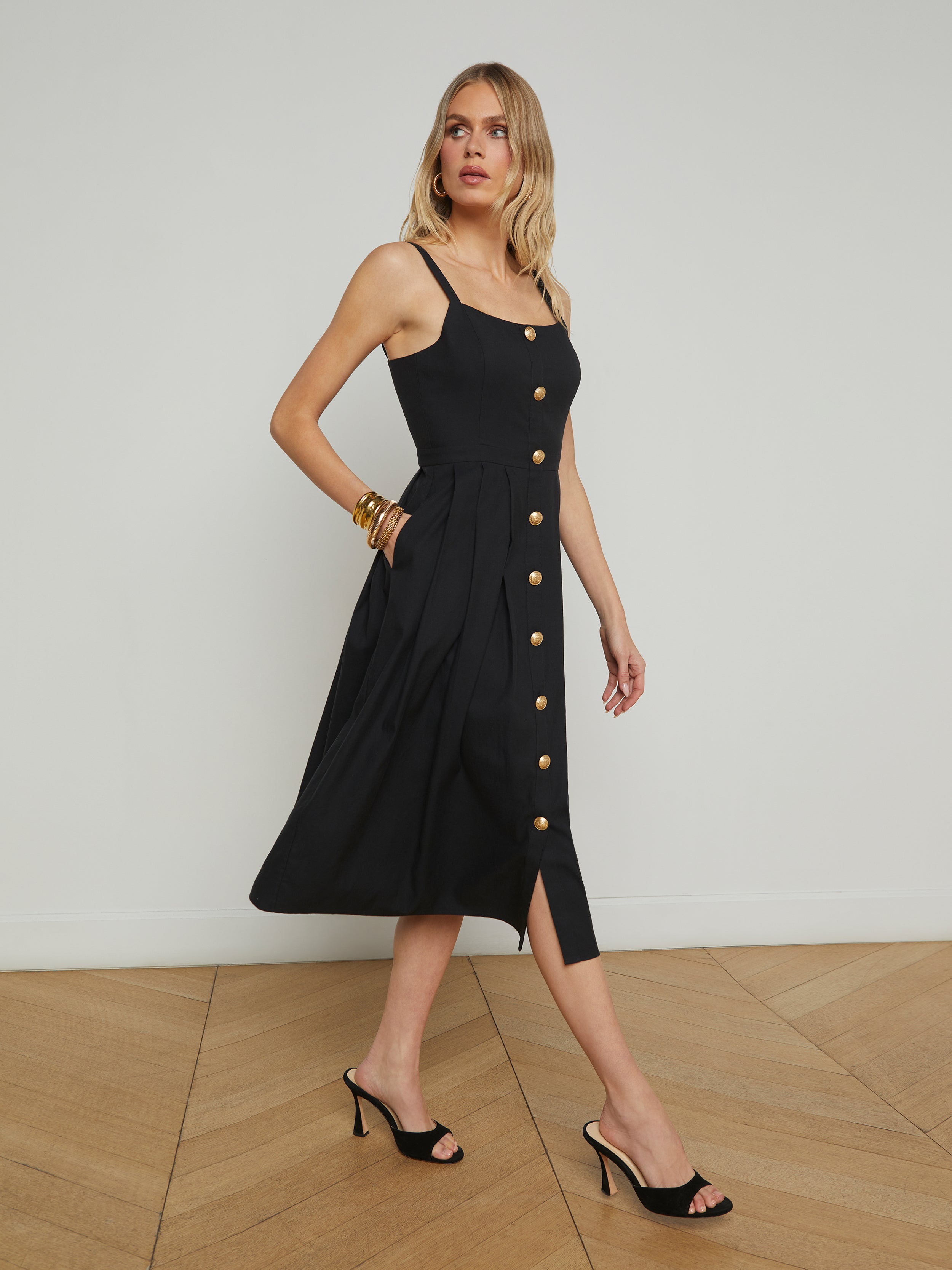 Esmeralda Poplin Dress dress L'AGENCE