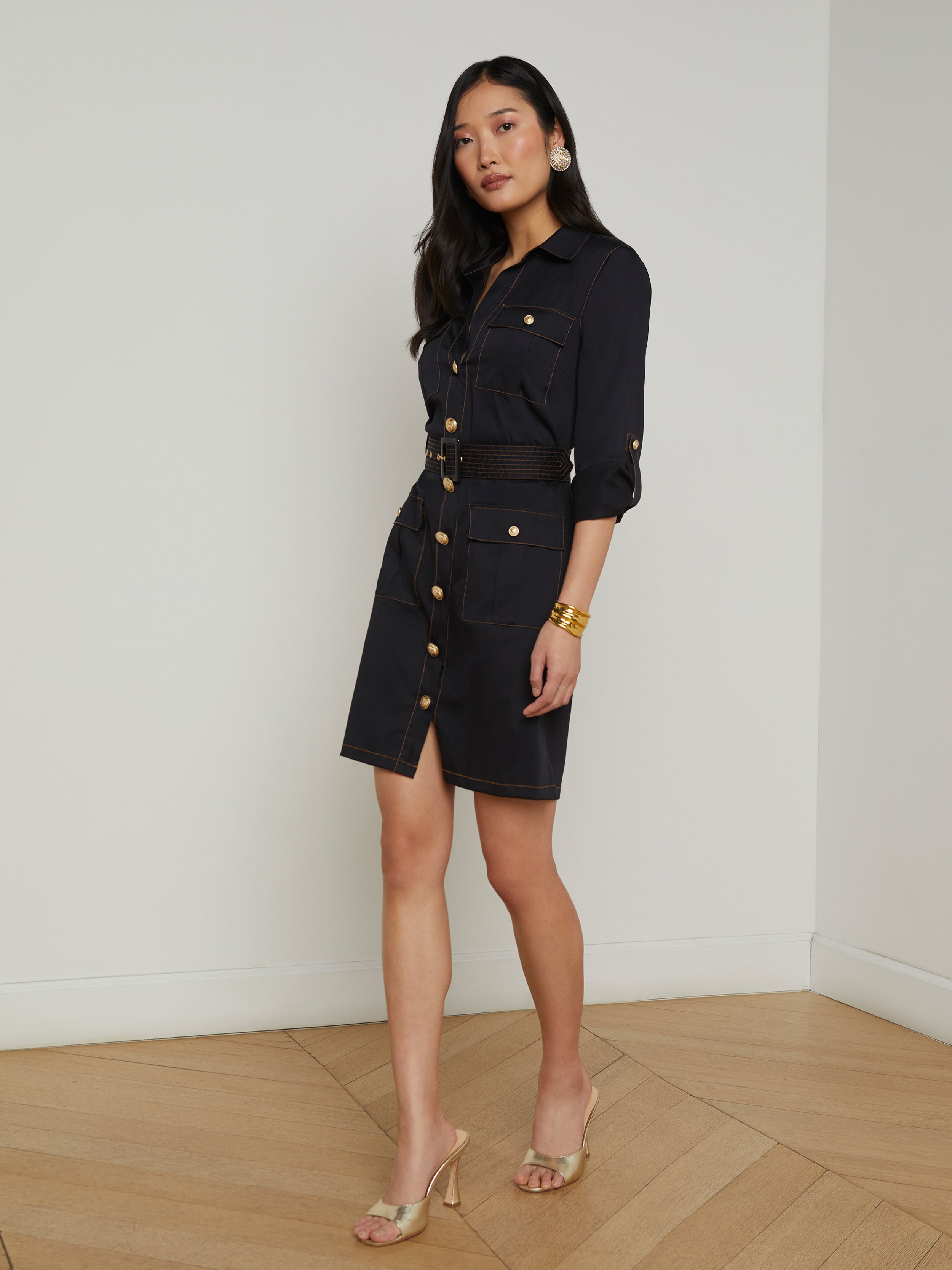 Karin Poplin Shirt Dress dress L'AGENCE