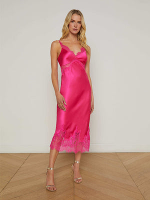 Scotly Silk Lace Dress dress L'AGENCE