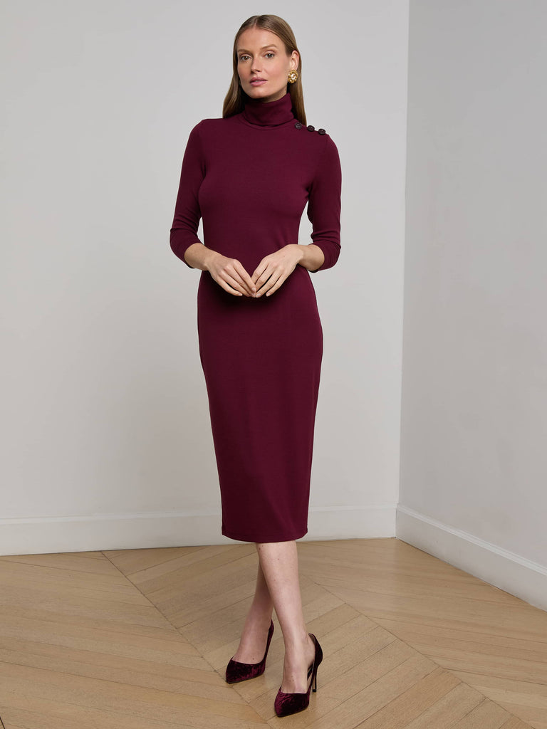 Voletta Turtleneck Midi Dress
