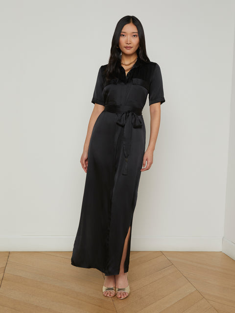 Klement Silk Shirt Dress dress L'AGENCE