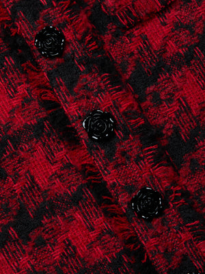 Aya Tweed Midi Dress