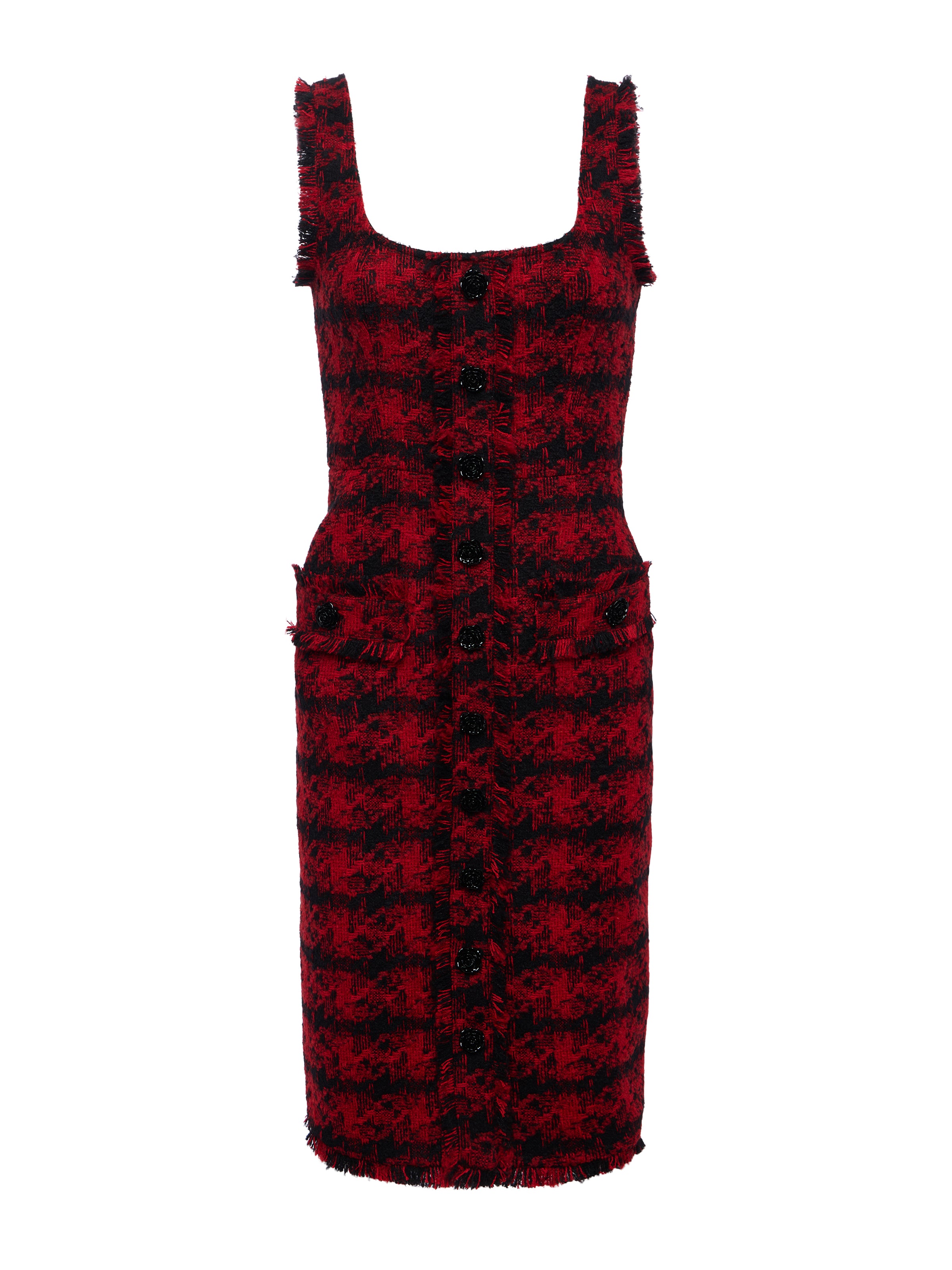 Aya Houndstooth Midi Dress IN RUNWAY L'AGENCE