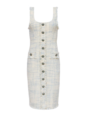 Aya Tweed Midi Dress dress L'AGENCE