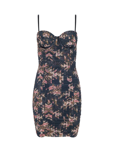 Bray Shirred Midi Dress dress L'AGENCE