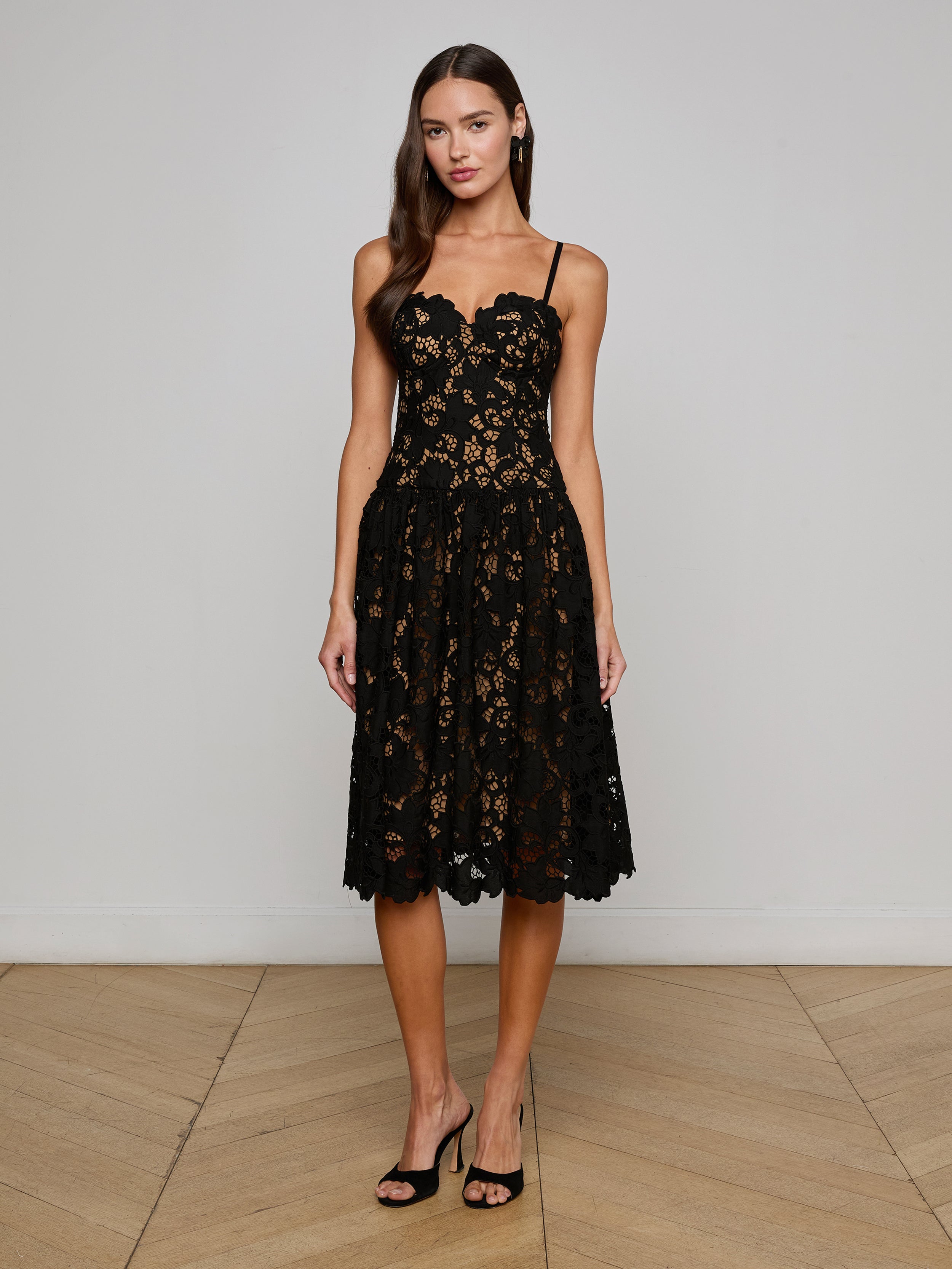 Flyn Lace Midi Dress