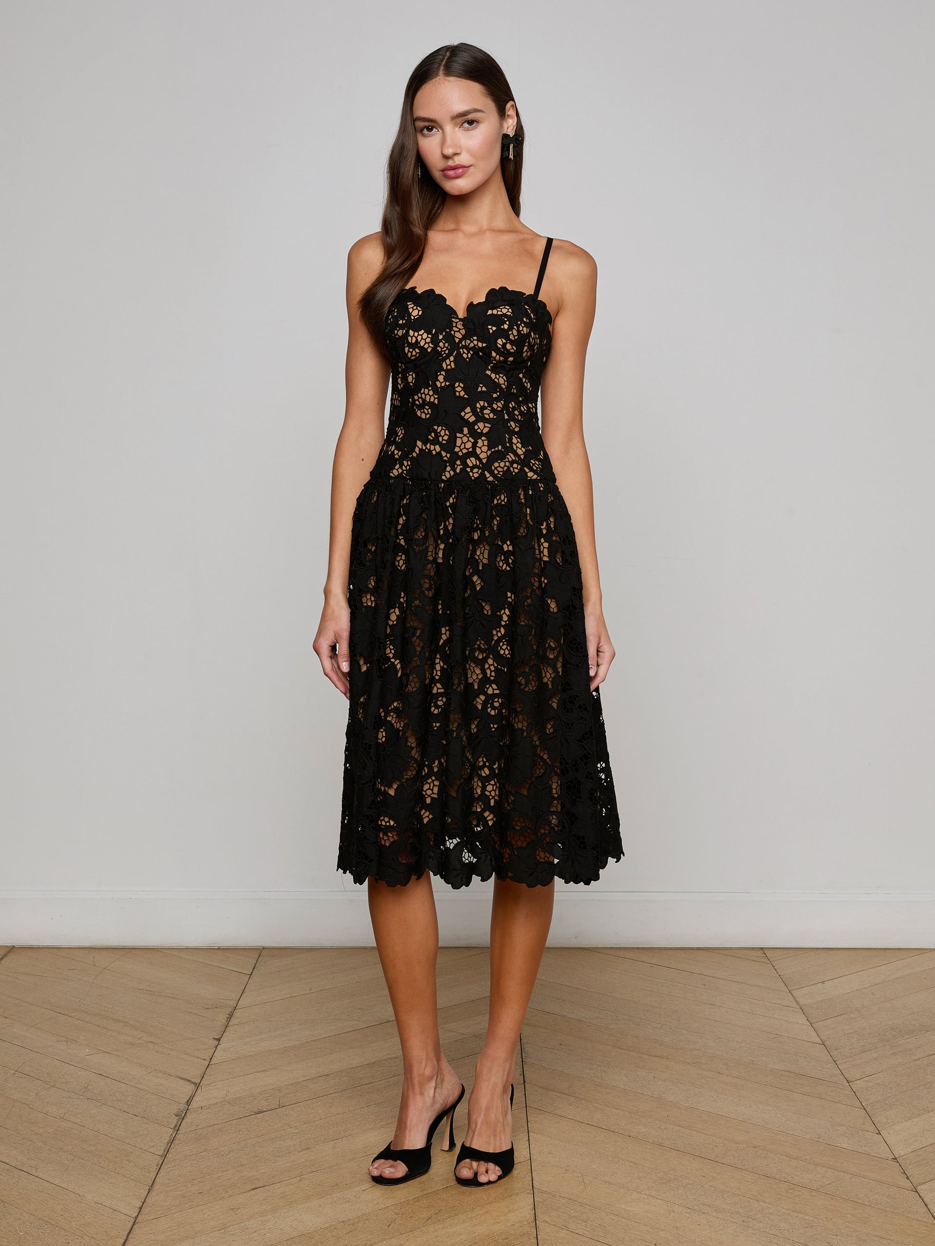Flyn Lace Midi Dress