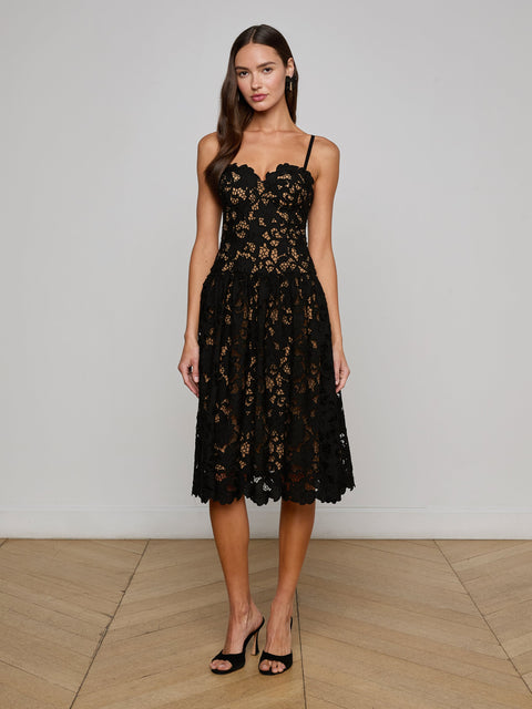 Flyn Lace Midi Dress