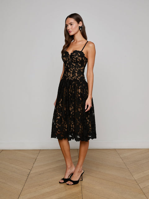 Flyn Lace Midi Dress