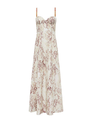Sutton Beaded Strap Maxi Dress preorder L'AGENCE
