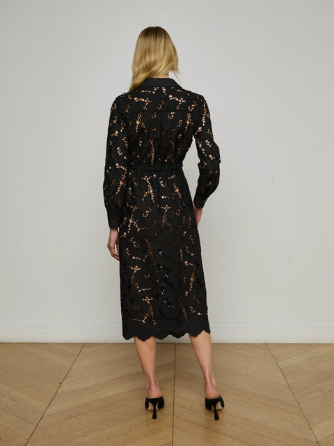 Emilio Lace Shirt Dress