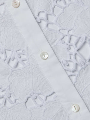 Emilio Lace Midi Shirt Dress dress L'AGENCE