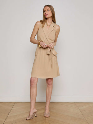 Cosima Linen-Blend Dress coming soon L'AGENCE
