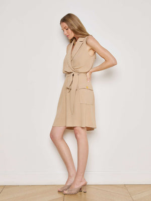 Cosima Linen-Blend Dress coming soon L'AGENCE
