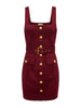 Midy Button-Front Dress