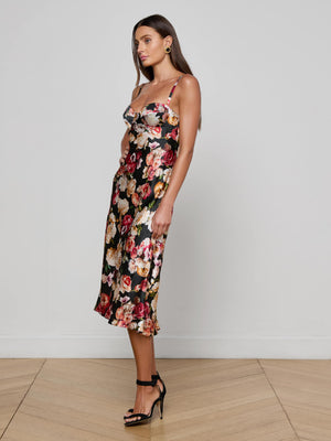 Robe de glissement coupé de biais Solay