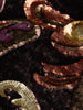 Abito a sfioramento di ottavia con paillettes