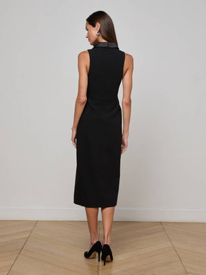 Catherine Tuxedo Midi Abito
