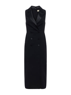 Catherine Tuxedo Midi Abito