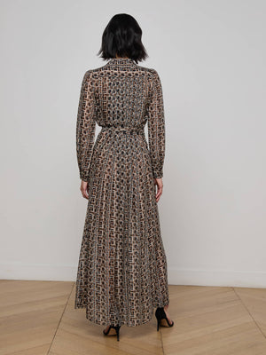 Klaudia Silk Shirt Dress