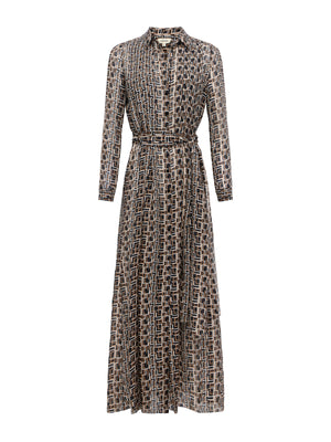 Klaudia Silk Shirt Dress